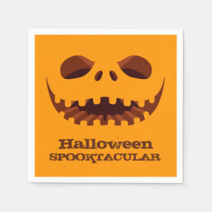 Serviette En Papier Jack o' Lantern Halloween Party