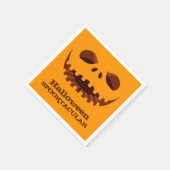 Serviette En Papier Jack o' Lantern Halloween Party (Coin)