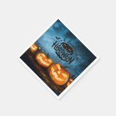 Serviette En Papier Jack-O-Lanterns (Coin)