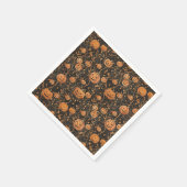 Serviette En Papier Jack-o-Lanterns sur la vigne (Coin)