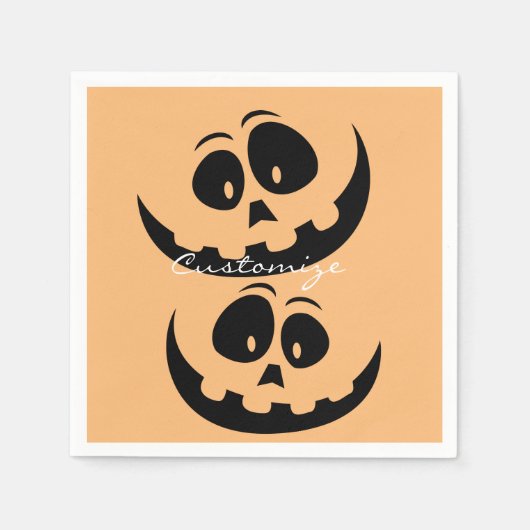 Serviette En Papier Jack Olantern Sourire Thunder_Cove (Devant)