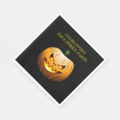 Serviette En Papier Jack O'lanterns Nuit d'Halloween (Coin)