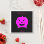 Serviette En Papier Jack rose olantern Halloween Thunder_Cove (En situation)