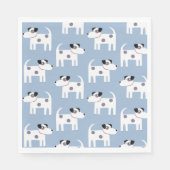 Serviette En Papier Jack Russell Parson Terrier Chien Motif (Devant)