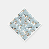 Serviette En Papier Jack Russell Patrouilles Terrier et serviettes d'o (Coin)