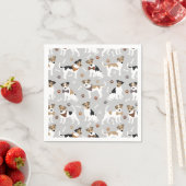 Serviette En Papier Jack Russell Patrouilles Terrier et serviettes d'o (En situation)
