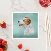 Serviette En Papier Jack Russell Terrier (En situation)