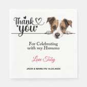 Serviette en papier Jack Russell Terrier (Devant)