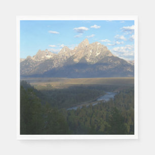 Serviette En Papier Jackson Hole Mountains (Grand Teton National Park)