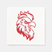 Serviette En Papier Jacksonville State University Gamecocks Red Eagle (Devant)