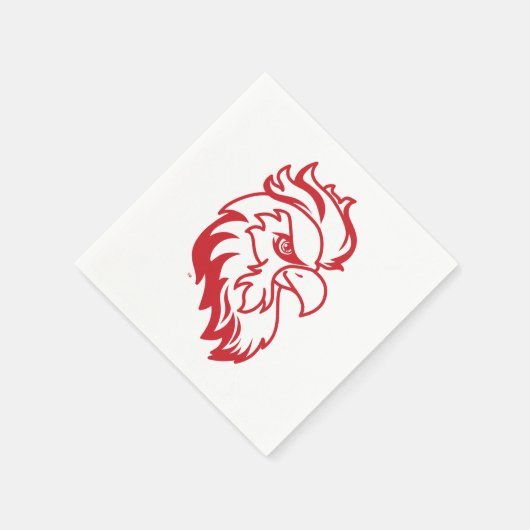 Serviette En Papier Jacksonville State University Gamecocks Red Eagle (Coin)