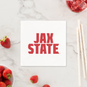 Serviette En Papier Jacksonville State University JAX STATE Bold Red (En situation)