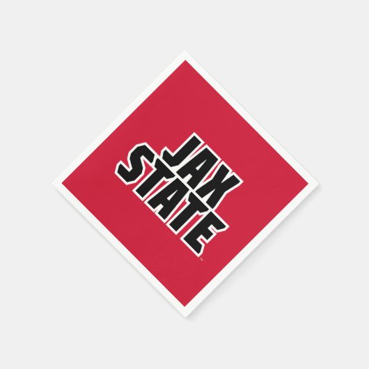 Serviette En Papier Jacksonville State University JAX STATE Bold Text (Coin)