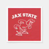 Serviette En Papier Jacksonville State University JAX State Gamecocks (Devant)