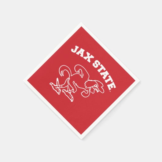 Serviette En Papier Jacksonville State University JAX State Gamecocks (Coin)