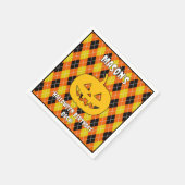 Serviette En Papier Jacquard Halloween Jack-o'-lantern (Coin)
