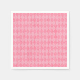 Serviette En Papier Jacquard rose