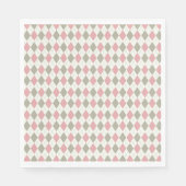 Serviette En Papier Jacquard rose et taupe Motif-Élégant polyvalent (Devant)