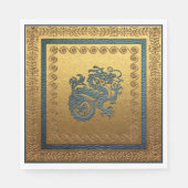 Serviette En Papier Jade Dragon Luncheon Papier serviettes (Devant)