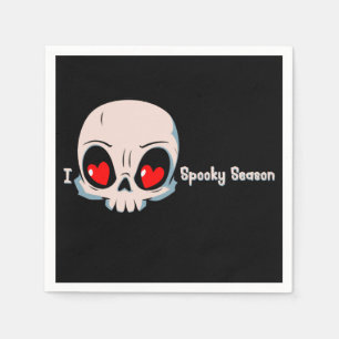 Serviette En Papier J'adore la saison effrayante