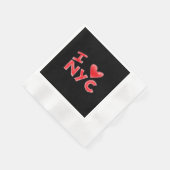Serviette En Papier J'adore NYC Classique (Coin)