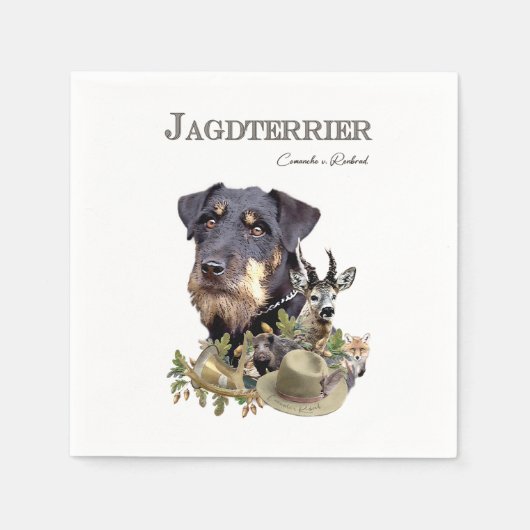 Serviette En Papier Jagdterrier (Devant)