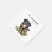 Serviette En Papier Jagdterrier (Coin)