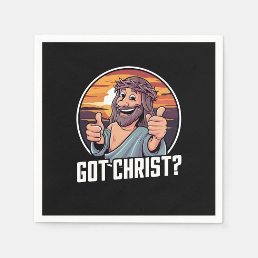 Serviette En Papier J'ai Buddy un Christ Noël Jésus Religieux (Devant)