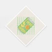 Serviette En Papier J'ai des abricots Tin de fruit (Coin)