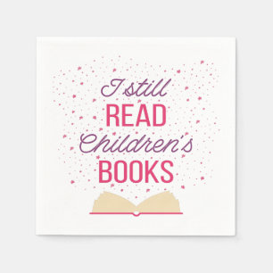 Serviette En Papier J'ai encore lu les livres pour enfants III