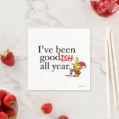 Serviette En Papier J'ai été goodish toute l'année (En situation)