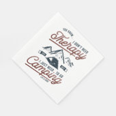Serviette En Papier J'Ai Juste Besoin D'Aller En Camping (Coin)