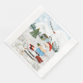 Serviette En Papier "J'ai manqué Noël ?" Serviette de table (Coin)
