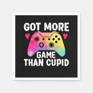 Serviette En Papier J'Ai Plus De Jeu Que Cupid Valentine Video Jeu