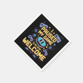 Serviette En Papier J'Ai Suspendu Mon Jeu Pour Être Ici Bienvenue Game (Coin)