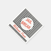 Serviette En Papier Jail Break Bienvenue Accueil (Coin)