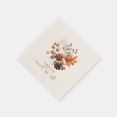 Serviette En Papier J'Aime Chuter La Plupart De Tous Les Foliages Feui (Coin)