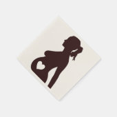 SERVIETTE EN PAPIER J'AIME MON BÉBÉ (Coin)