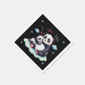 Serviette En Papier J'aime papa (Coin)