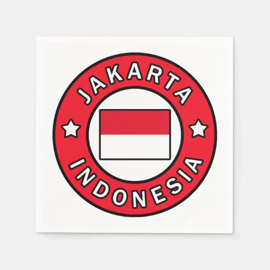 Serviette En Papier Jakarta Indonésie (Devant)