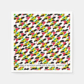 Serviette En Papier JAMAICA TRINIDAD et TOBAGO à double patrimoine (Devant)