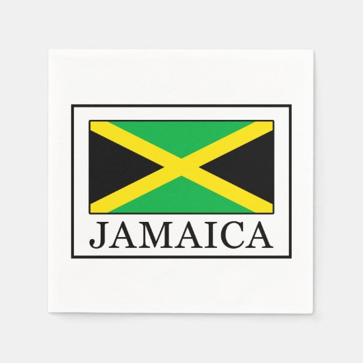 Serviette En Papier Jamaïque (Devant)