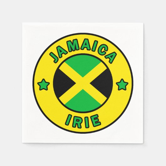 Serviette En Papier Jamaïque Irie (Devant)