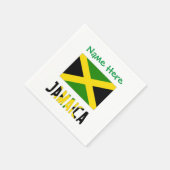 Serviette En Papier Jamaïque Parti de personnalisation verte Drapeau D (Coin)