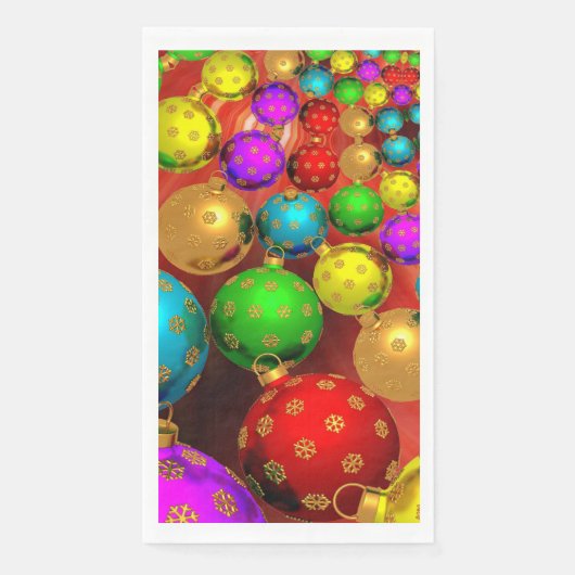 Serviette En Papier Jamboree d'ornement de Noël (Devant)