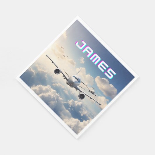 Serviette En Papier James Birthday (Coin)