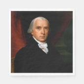 Serviette En Papier James Madison le 4ème président : Amérique colonia (Devant)