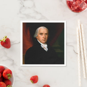 Serviette En Papier James Madison le 4ème président : Amérique colonia