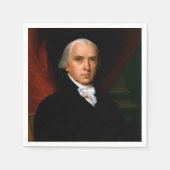 Serviette En Papier James Madison le 4ème président : Amérique colonia (Devant)