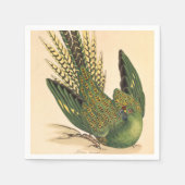 Serviette En Papier James Sowerby Parrot terrestre, Psittacus terrestr (Devant)